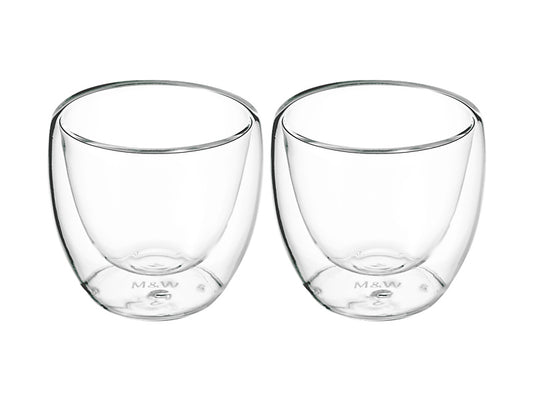 Blend Double Wall Espresso Cup 80ML Set of 2 Gift Boxed