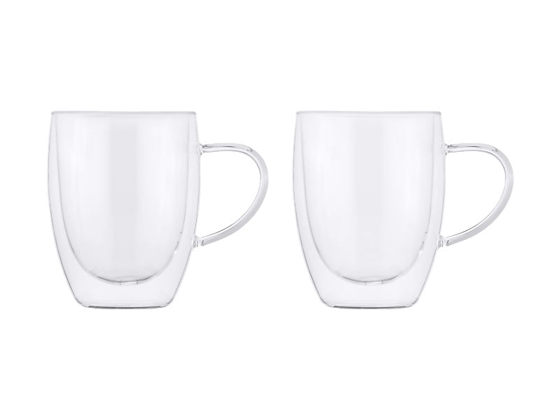 Blend Double Wall Glass Mug Set of 2 Gift Boxed