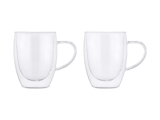 Blend Double Wall Glass Mug Set of 2 Gift Boxed