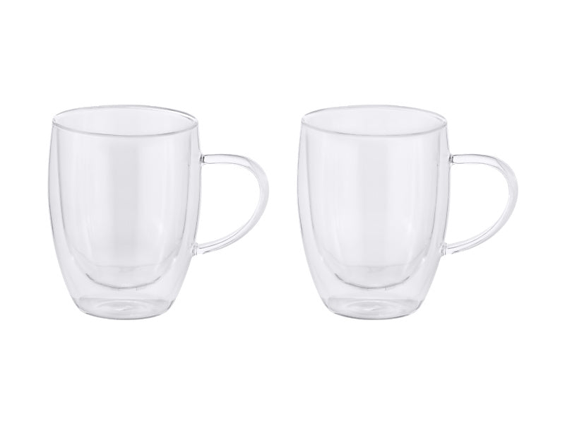 Blend Double Wall Glass Mug Set of 2 Gift Boxed
