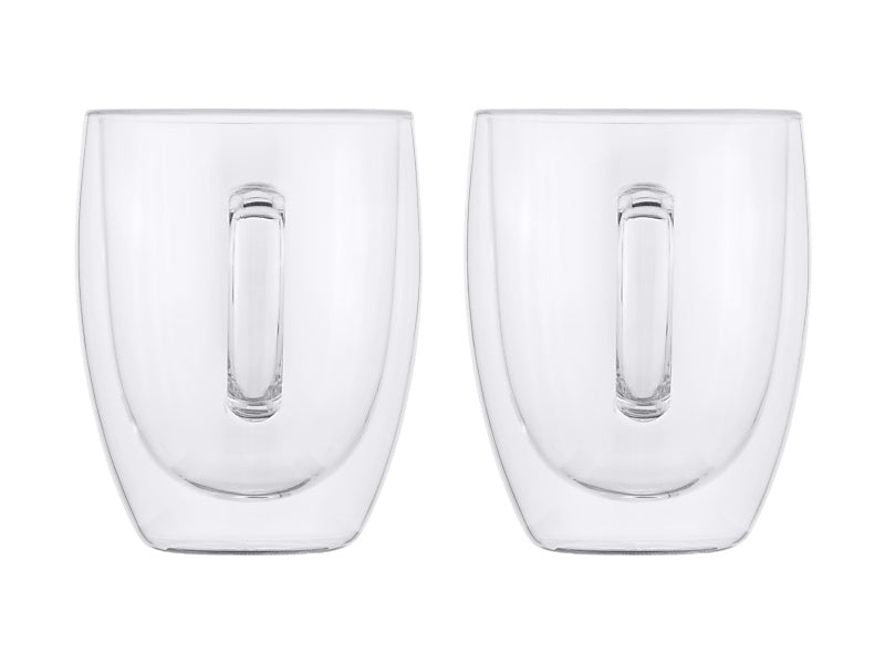 Blend Double Wall Glass Mug Set of 2 Gift Boxed