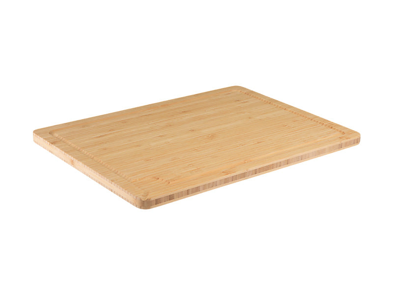 Evergreen Rectangular Tri-Ply Bamboo Board With Juice Groove