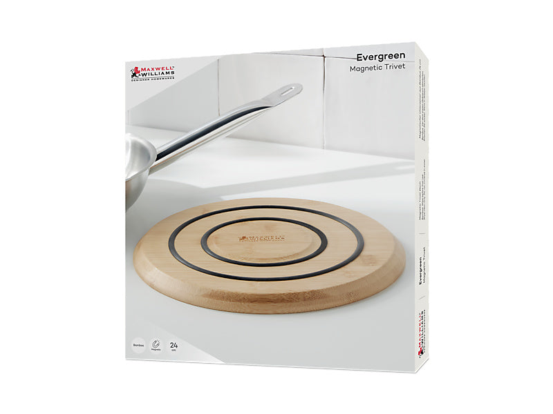 Evergreen Bamboo Magnetic Trivet Gift Boxed