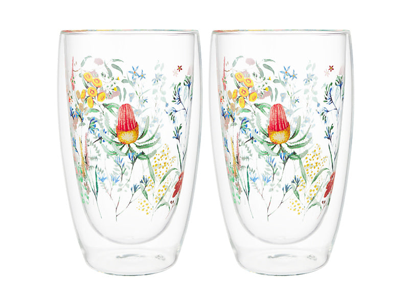 Blend Honey Wattle Double Wall Cup Set of 2 Gift Boxed