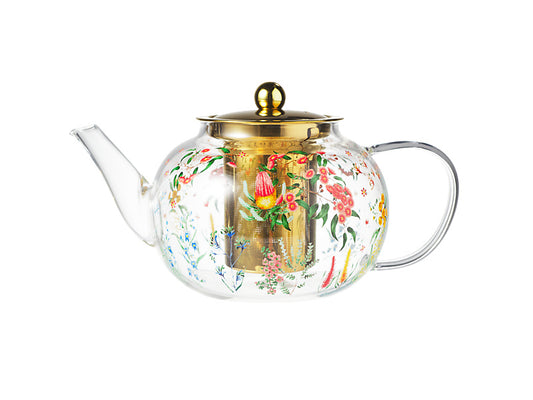 Blend Honey Wattle Teapot With Stainless Steel Infuser Gift Boxed