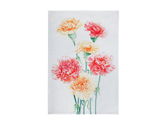 Katherine Castle Floriade Tea Towel 50x70cm Carnations