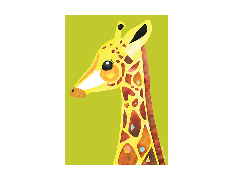 Pete Cromer Wildlife Tea Towel 50x70cm Giraffe