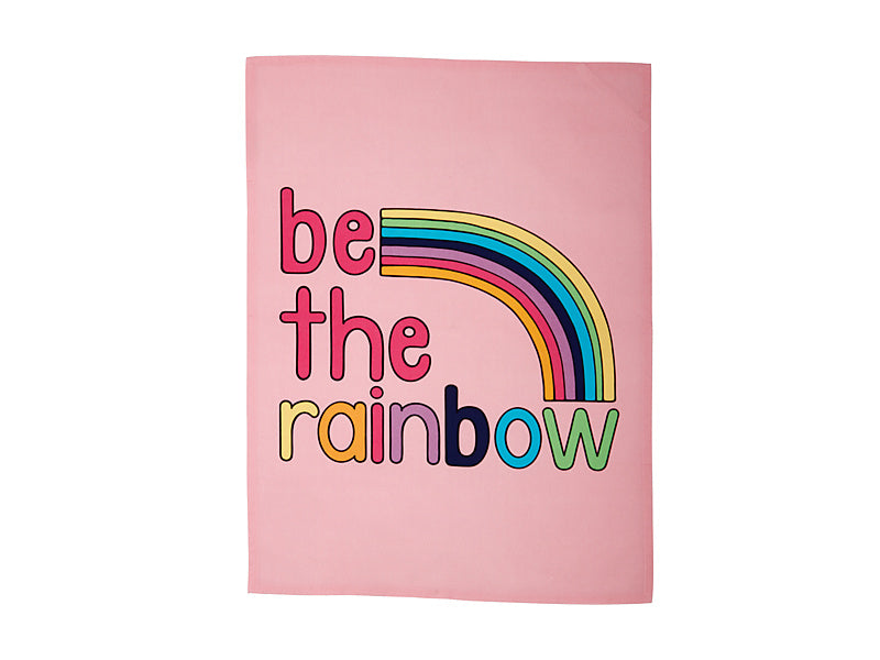 Kasey Rainbow Be Kind Tea Towel 50x70cm Be The Rainbow