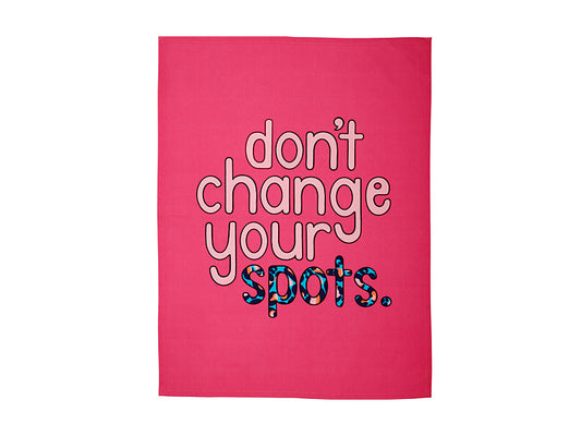 Kasey Rainbow Be Kind Tea Towel 50x70cm Don't Change Your Spots