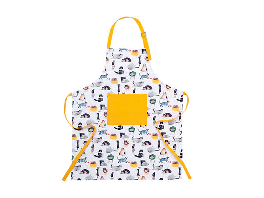 Marc Martin Feline Friends Apron 70x85cm