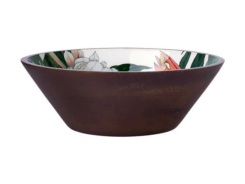 The Blck Pen Night Garden Serving Bowl Enamel Finish 34x11cm