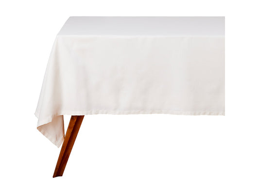 Cotton Classics Rectangular Tablecloth 230x150cm Snow