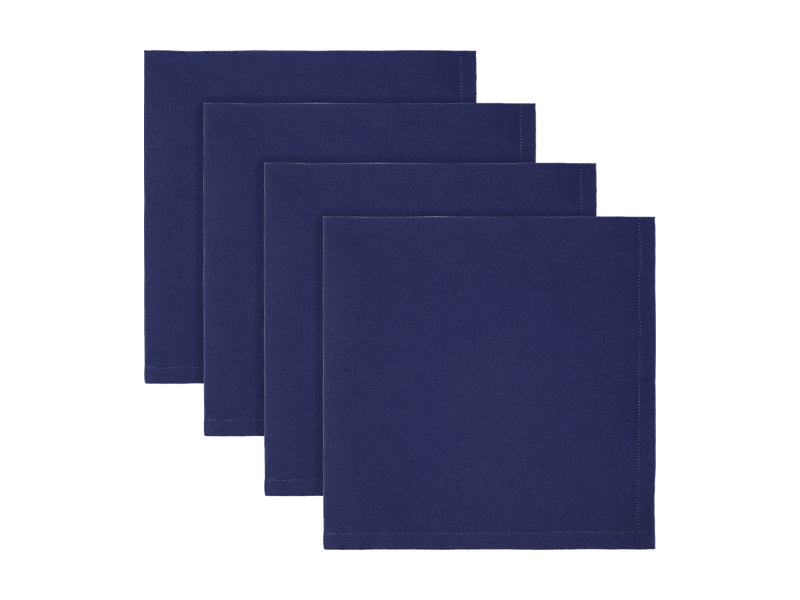 Cotton Classics Cotton Napkin Set of 4 45x45cm Navy