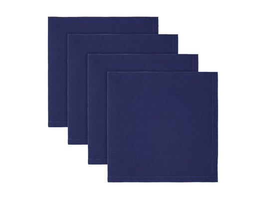 Cotton Classics Cotton Napkin Set of 4 45x45cm Navy