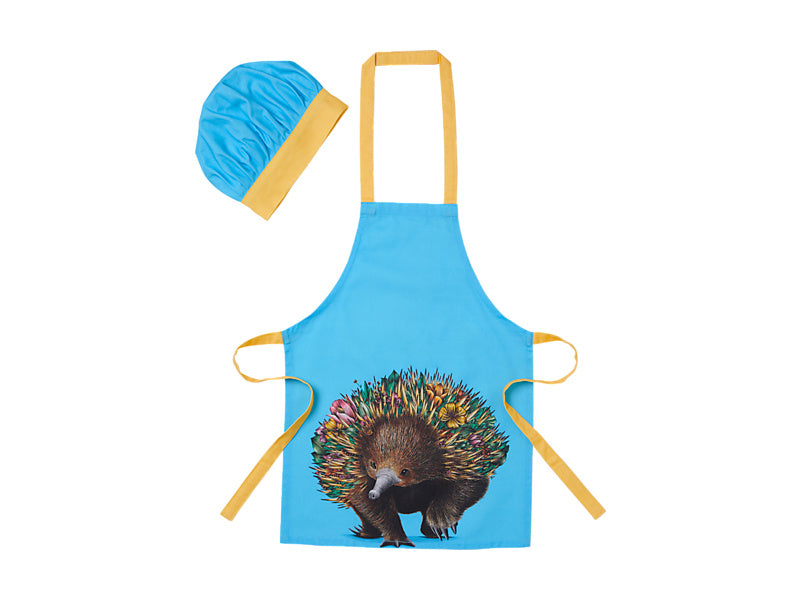 Marini Ferlazzo Wild Planet Children's Apron & Hat Set Echidna Puggle