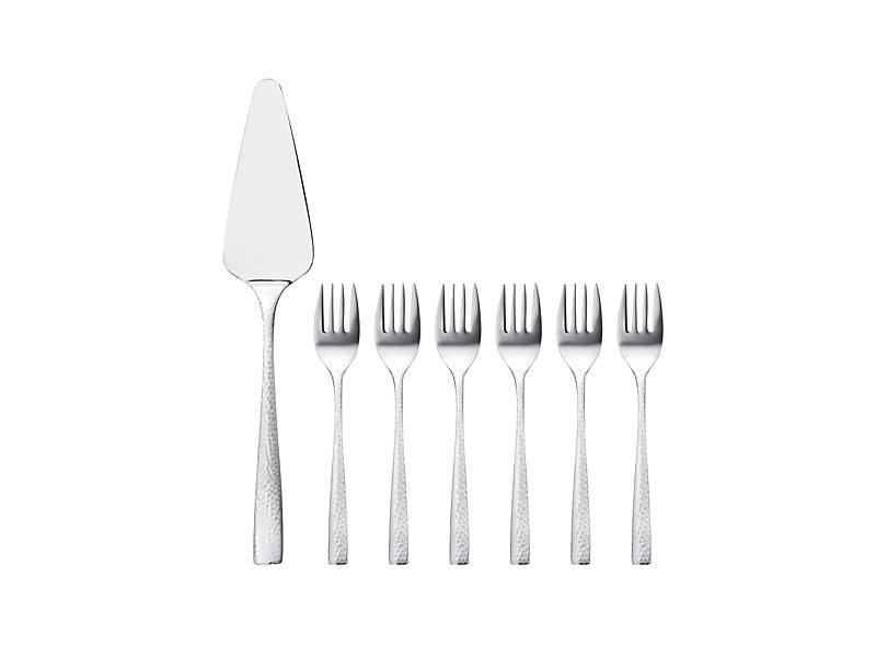 Wayland Cake Server & Fork Set 7pc Gift Boxed