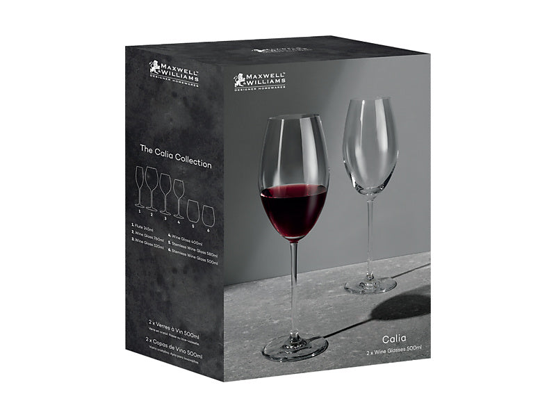 Calia Wine Glass 500ML Set of 2 Gift Boxed