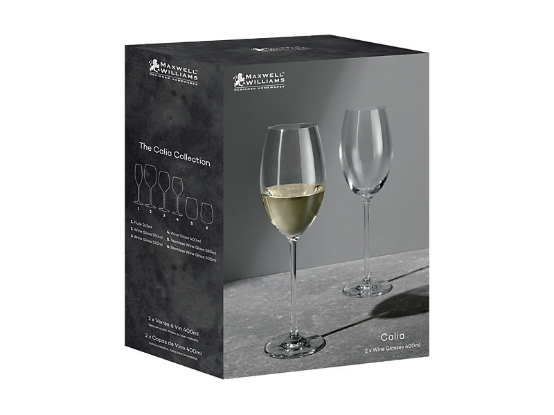 Calia Wine Glass 400ML Set of 2 Gift Boxed