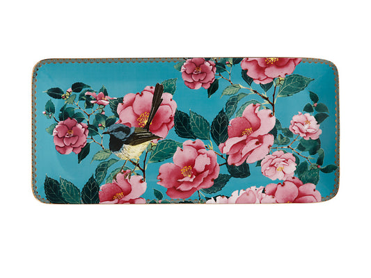 Teas & C's Silk Road Rectangle Platter 33x15.5cm Gift Boxed