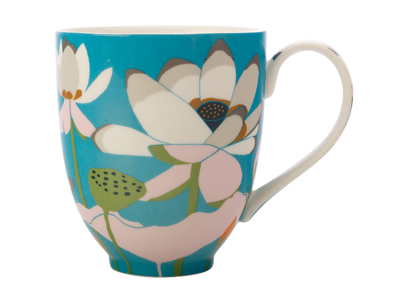 Royal Botanic Gardens Lotus Mug 350ML Gift Boxed