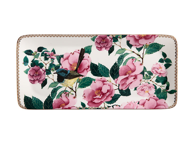 Teas & C's Silk Road Rectangle Platter 33x15.5cm Gift Boxed