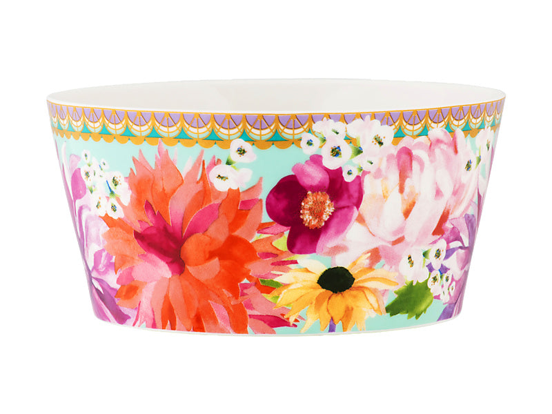 Teas & C's Dahlia Daze Bowl 12cm Set of 2 Sky Gift Boxed