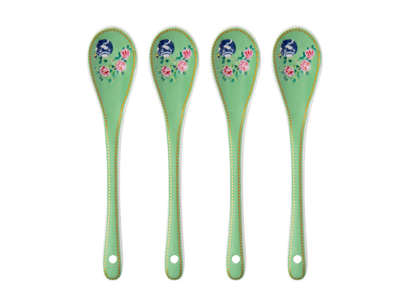 Gabby Malpas Jardin Teaspoon Set of 4 Camelia Gift Boxed