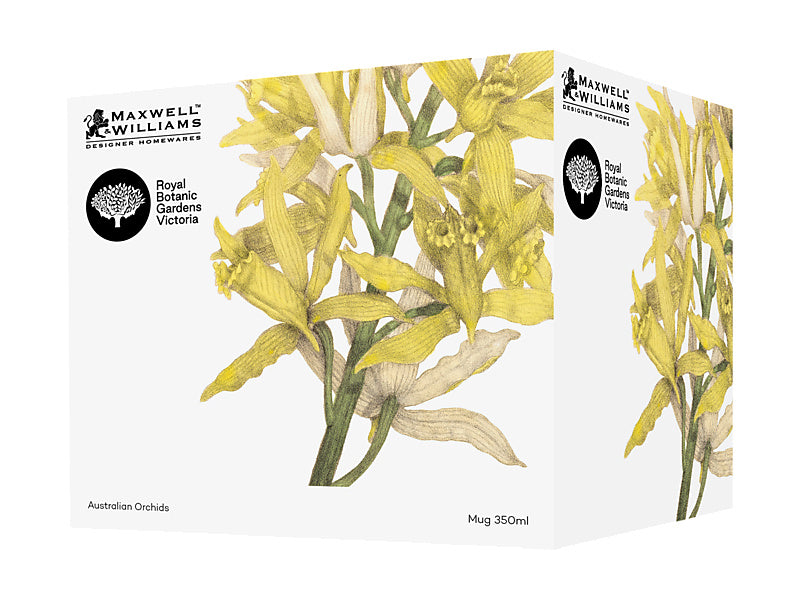 Royal Botanic Gardens Australian Orchids Mug Gift Boxed