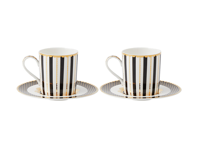 Teas & C's Regency Demi Cup & Saucer Set of 2 Gift Boxed