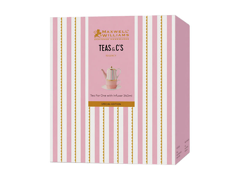 Teas & C's Regency Tea for One With Infuser Gift Boxed