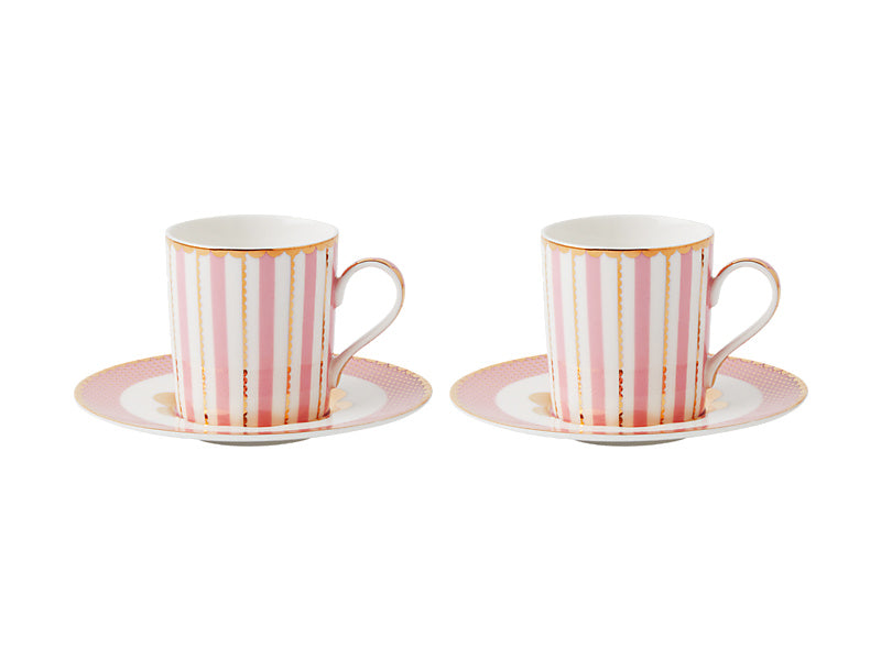 Teas & C's Regency Demi Cup & Saucer Set of 2 Gift Boxed