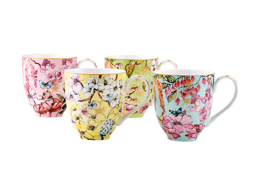 Estelle Michaelides Enchantment Coupe Mug Set of 4 Gift Boxed