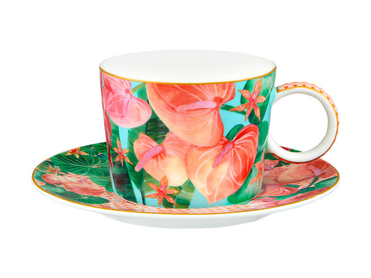 Teas & C's Tropicana Cup & Saucer Gift Boxed