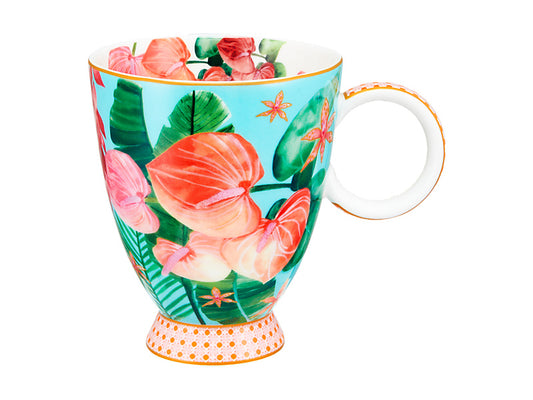 Teas & C's Tropicana Footed Mug Gift Boxed
