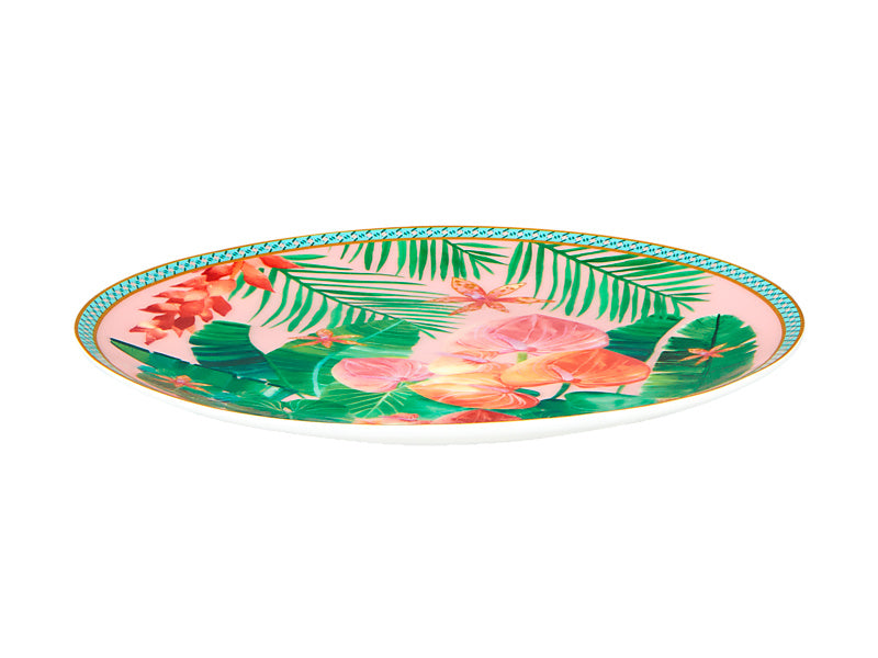 Teas & C's Tropicana Coupe Plate Gift Boxed