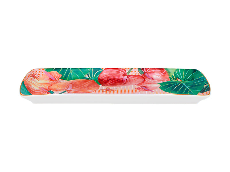 Teas & C's Tropicana Rectangular Platter Gift Boxed