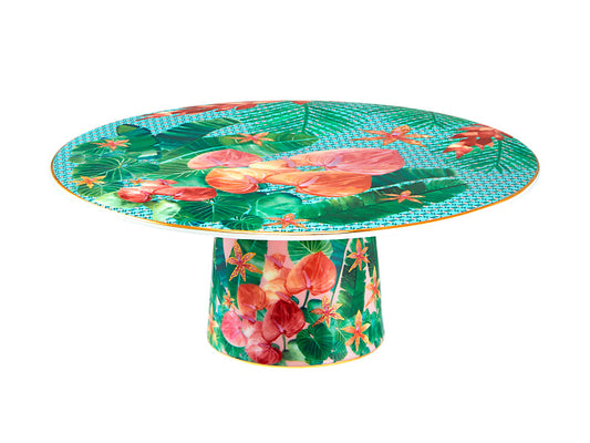 Teas & C's Tropicana Footed Cake Stand Gift Boxed
