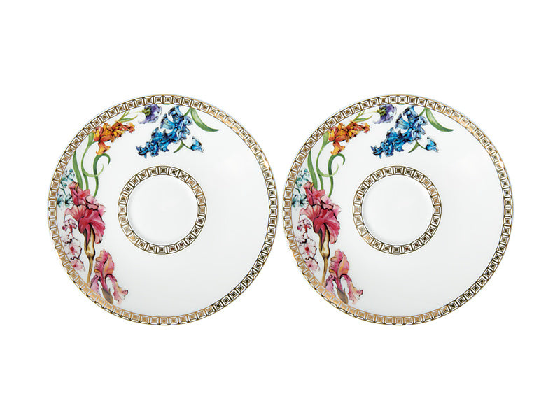 Estelle Michaelides Mystique Demi Cup & Saucer Set of 2 Gift Boxed