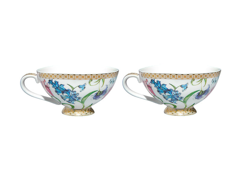 Estelle Michaelides Mystique Demi Cup & Saucer Set of 2 Gift Boxed