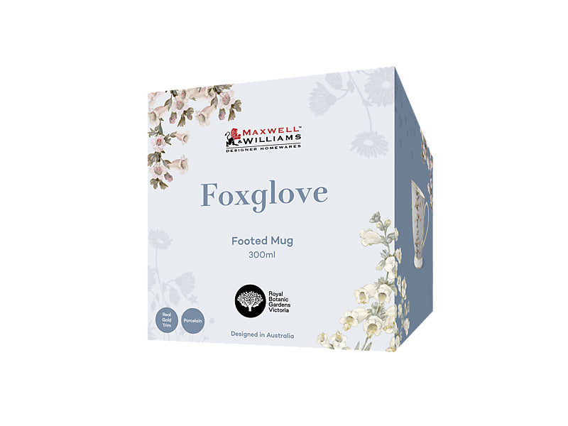 Royal Botanic Gardens Foxglove Footed Mug Gift Boxed