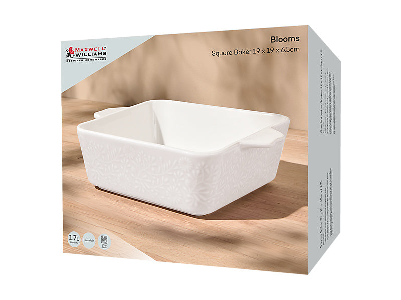 Blooms Square Baker Gift Boxed