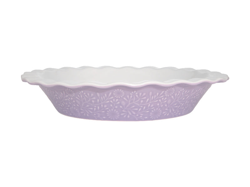 Blooms Fluted Pie Dish Gift Boxed