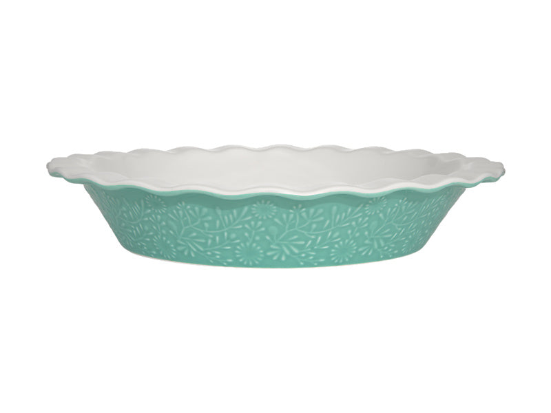 Blooms Fluted Pie Dish Gift Boxed