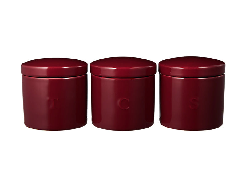 Epicurious Canister Set of 3 Gift Boxed