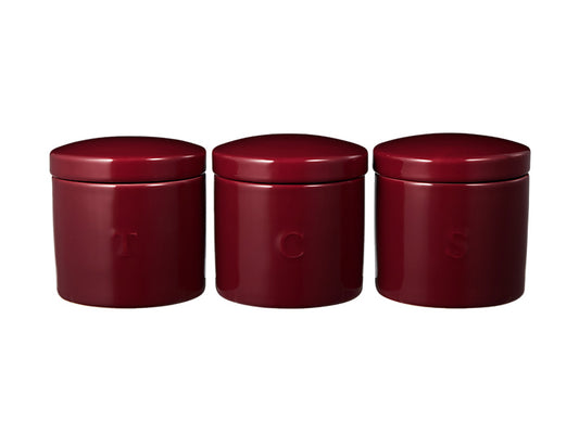 Epicurious Canister Set of 3 Gift Boxed