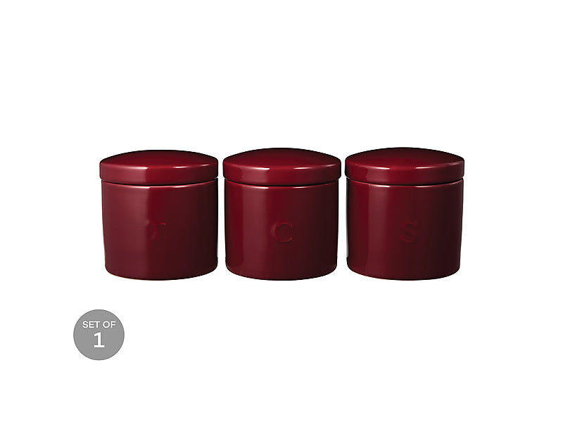 Epicurious Canister Set of 3 Gift Boxed