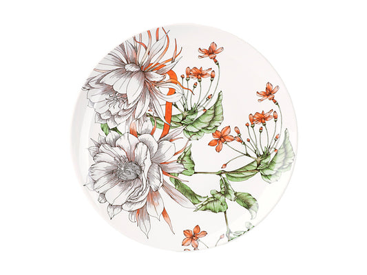 The Blck Pen Night Garden Coupe Dinner Plate 27.5cm Flower