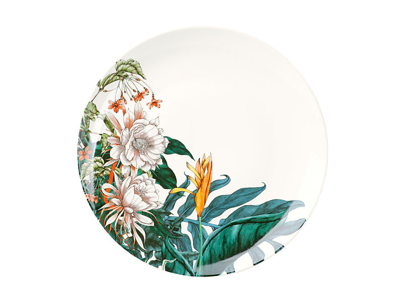 The Blck Pen Night Garden Coupe Dinner Plate 27.5cm Foliage