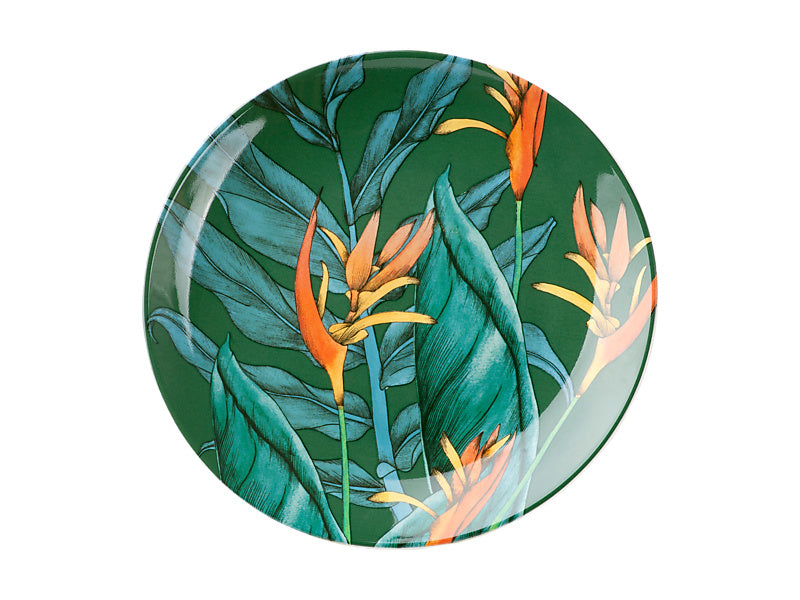 The Blck Pen Night Garden Coupe Side Plate 19cm Foliage