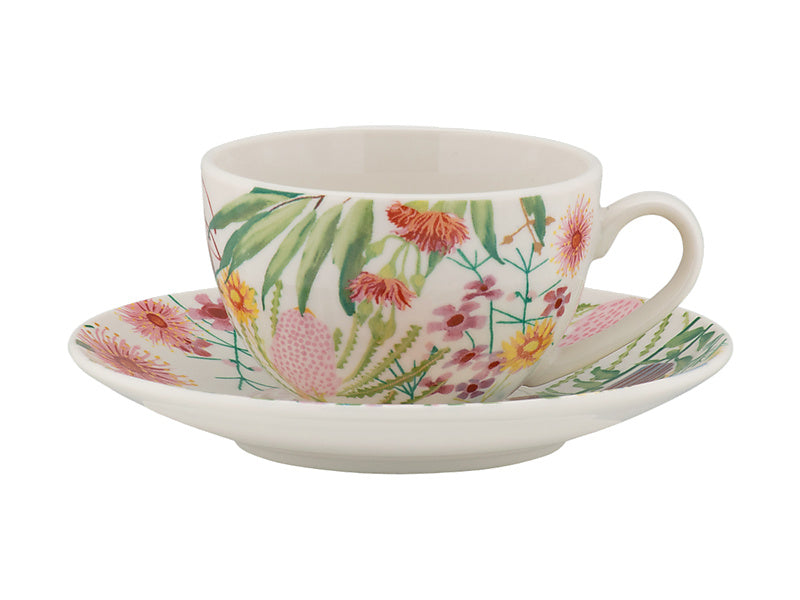 Royal Botanic Gardens Native Blooms Coupe Demi Cup & Saucer 100ML